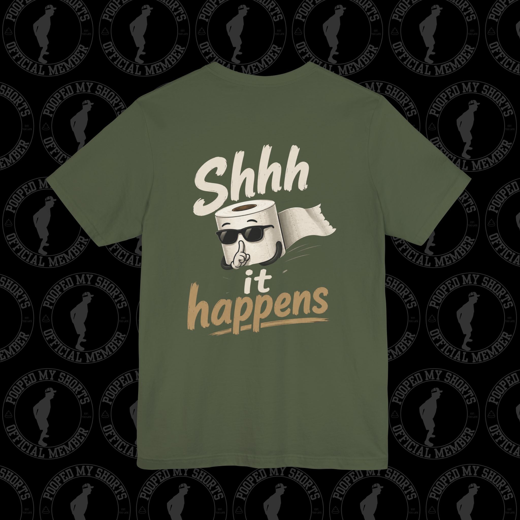 Military Green graphic T-shirt