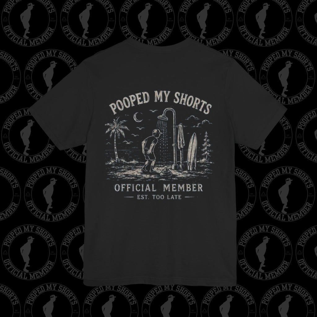 Black graphic T-shirt