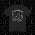 Black graphic T-shirt