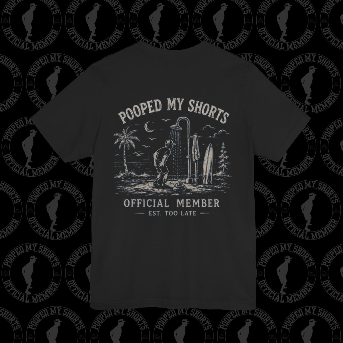 Black graphic T-shirt
