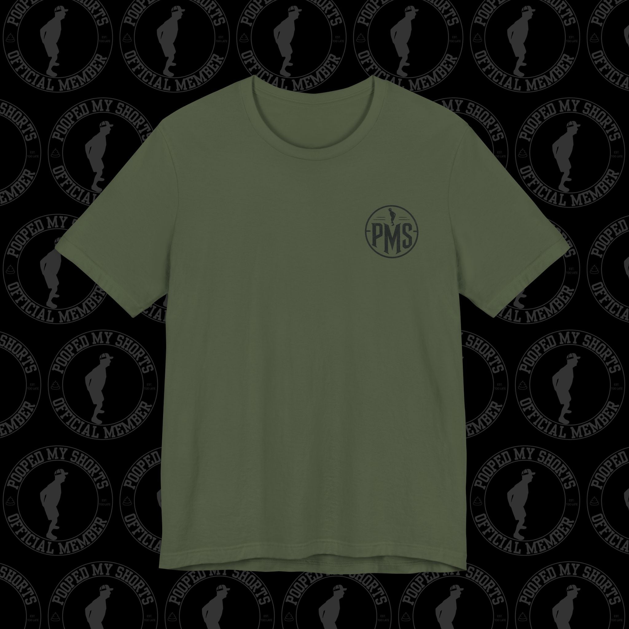 Military Green graphic T-shirt