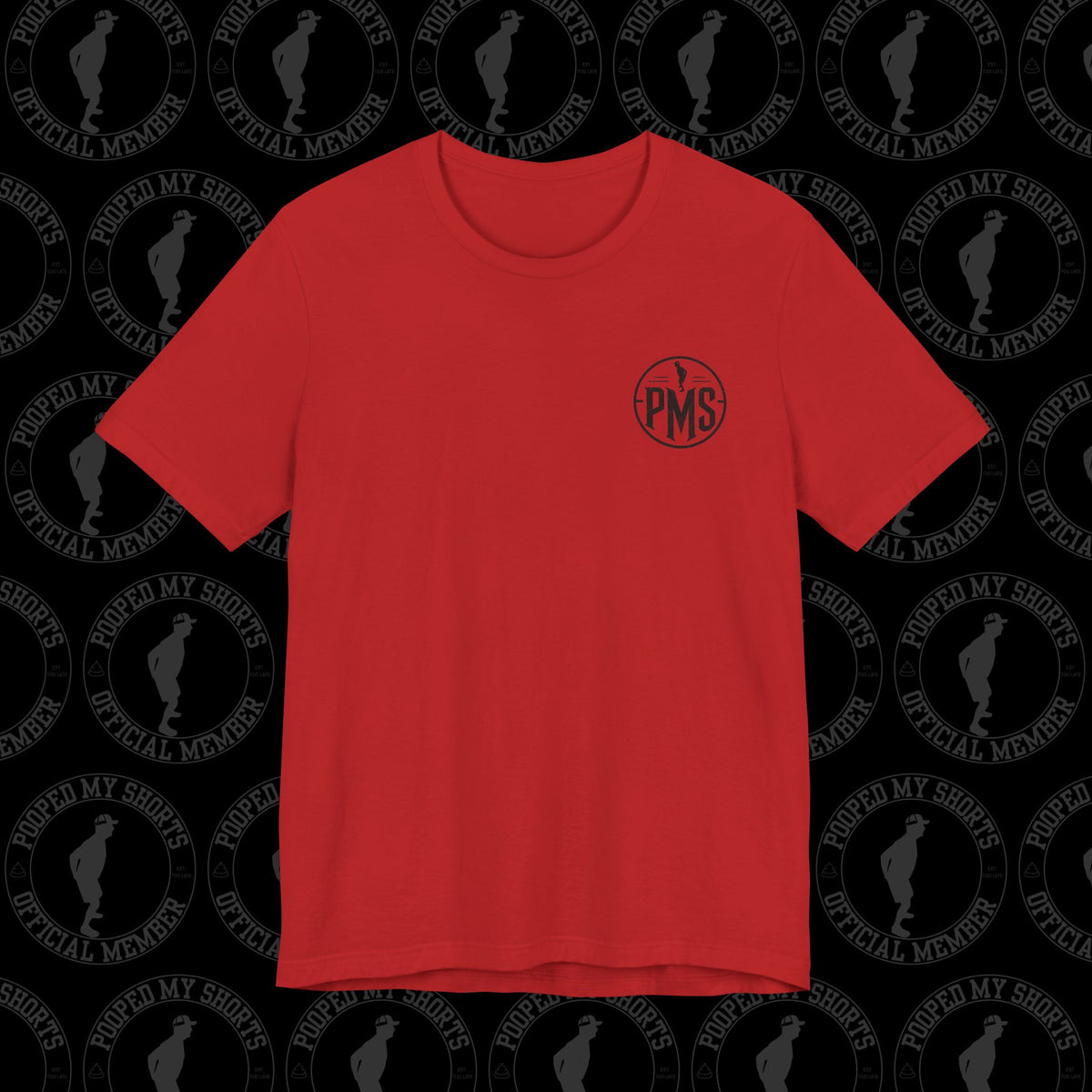 Red graphic T-shirt