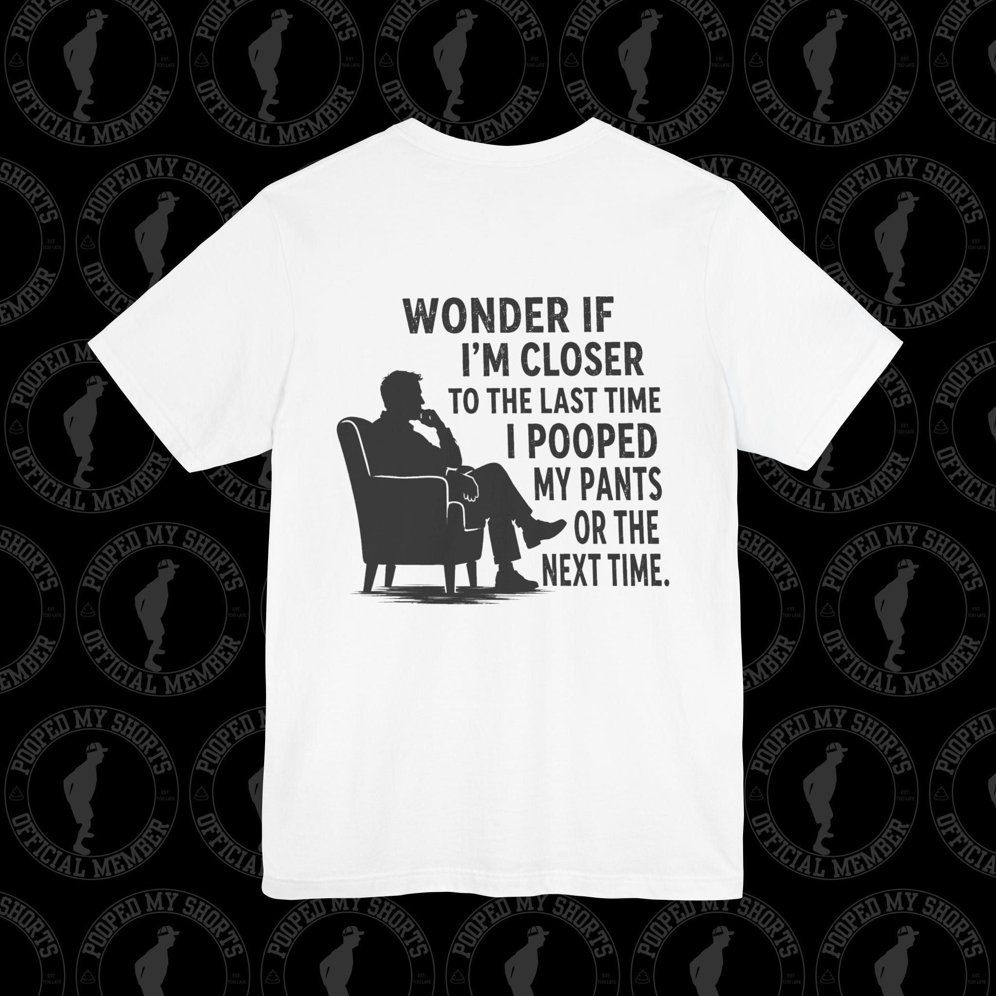 White graphic T-shirt