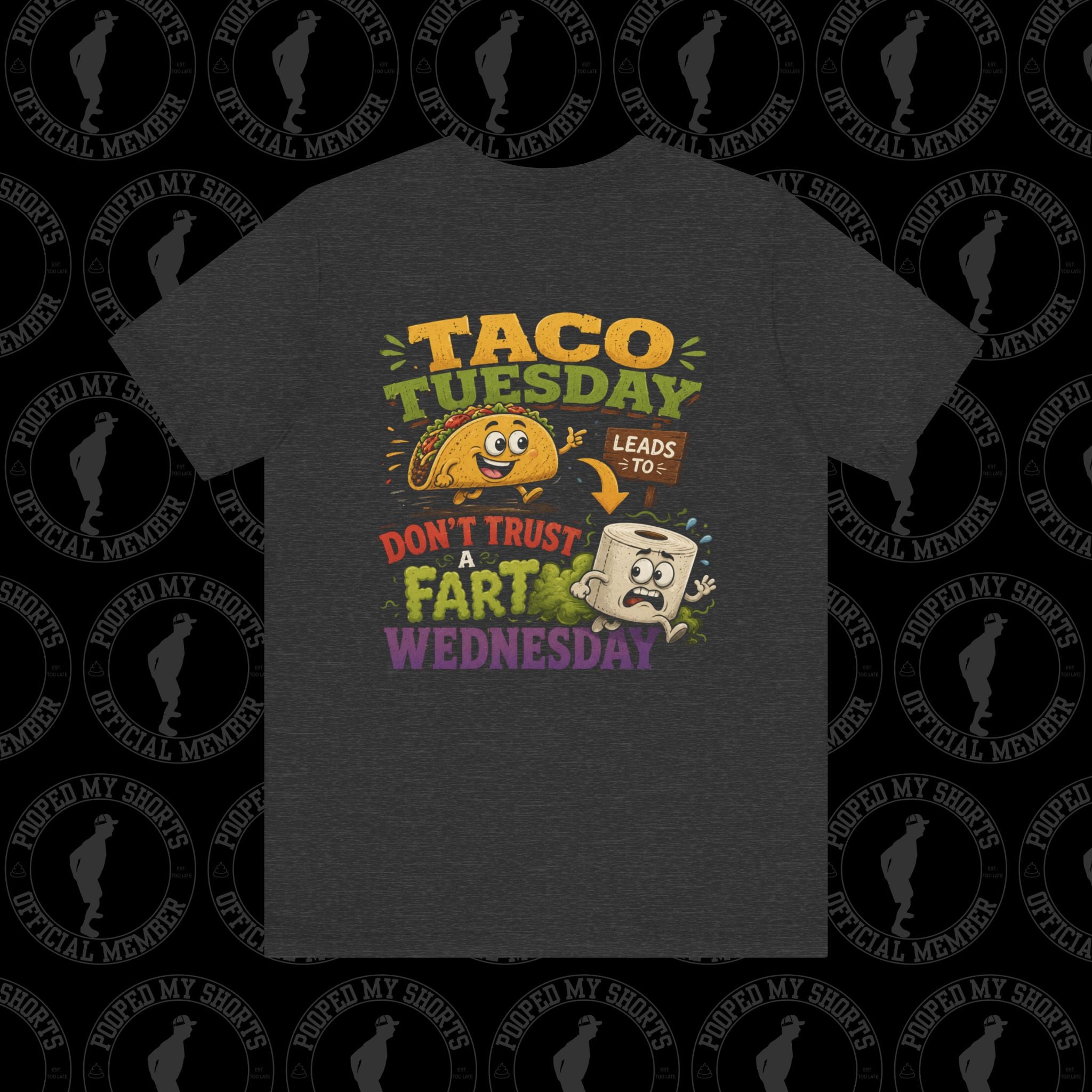 Dark Grey Heather graphic T-shirt