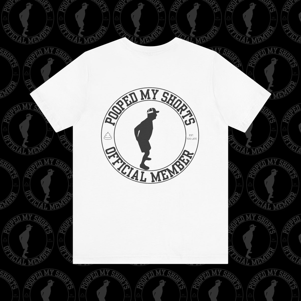 White graphic T-shirt