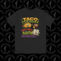 Black graphic T-shirt