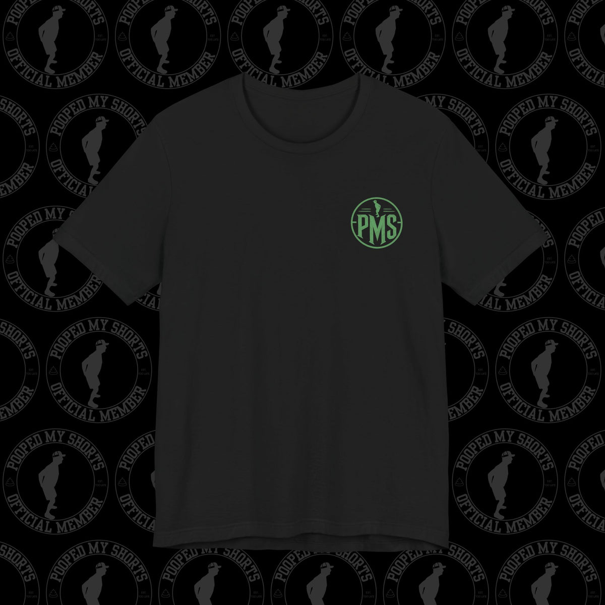 Black graphic T-shirt