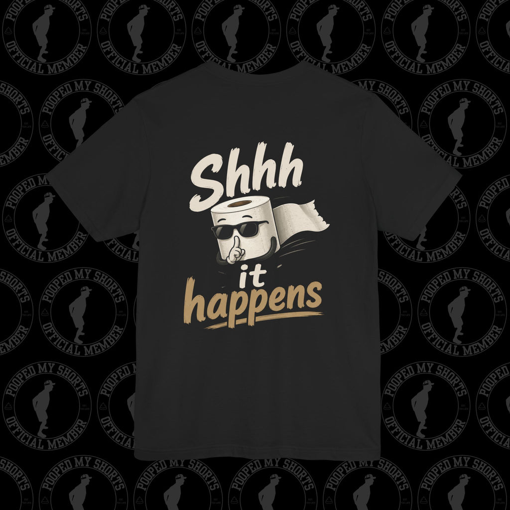 Black graphic T-shirt