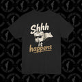 Black graphic T-shirt