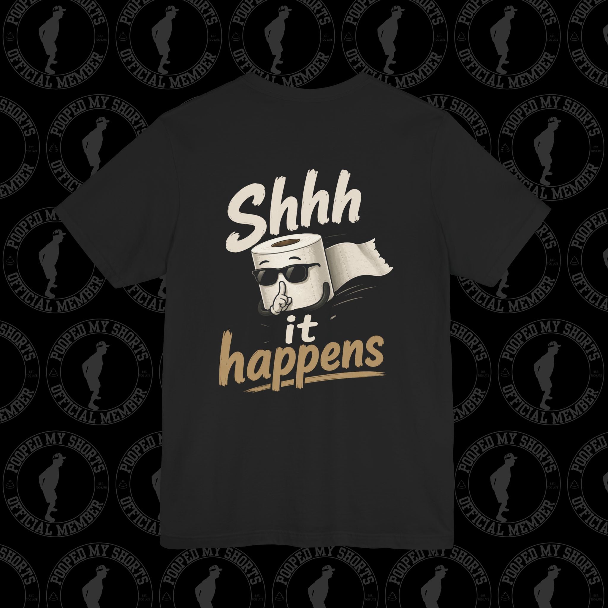 Black graphic T-shirt